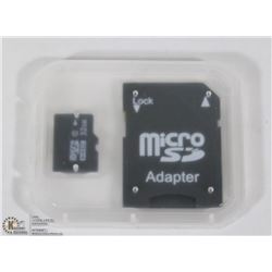 NEW 32GB MICRO SD WITH ADAPTER