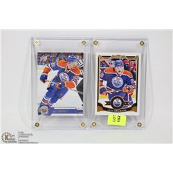 LEON DRAISAITL FIRST AND SECOND YEAR ROOKIE CARDS