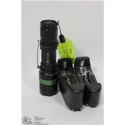 5000 LUMEN TACTICAL FLASHLIGHT WITH LITHIUM ION