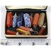 Image 1 : LOT OF 11 SEMI-PRECIOUS STONE PENDANTS