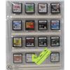 Image 1 : SHEET W/15 NINTENDO DS GAMES