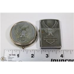 LIGHTER AND PORTABLE ASHTRAY "MOTOR STYARLIGHTER