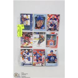 SHEET OF 9 DIFFERENT CONNOR MCDAVID CARDS INCL ONE