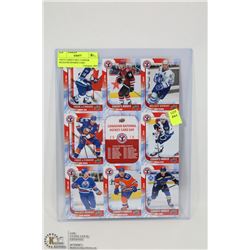 UNCUT SHEET INCL CONNOR MCDAVID ROOKIE CARD