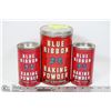 Image 1 : 3 OLD BLUE RIBBON BAKING POWDER TINS