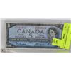 Image 1 : 1954 CANADIAN FIVE DOLLAR BILL
