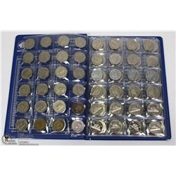 CANADIAN 5 CENT COIN FOLDER COLLECTION FROM