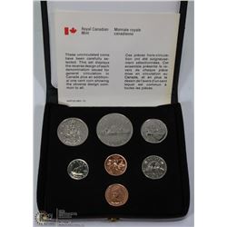 RCM UNCIRCULATED 1978 COIN SET INCL $1 AND 50 CENT