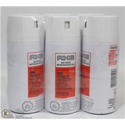 LOT OF 6 DEGREE MENS 48HR DRY SPRAY "ADVENTURE"