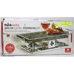 SWISS HOT STONE GRILL WITH MARBLE COOKING STONE