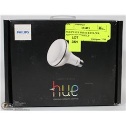 PHILIPS HUE WHITE & COLOUR AMBIANCE BR3 BULB