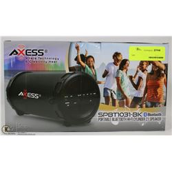 AXESS PORTABLE BLUETOOTH HI-FI CYLINDER SPEAKER