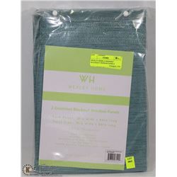 WEXLEY HOME,2 GROMMET BLACKOUT WINDOW PANELS