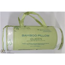 NEW BOTANICAL COMFORT BAMBOO PILLOW,QUEEN