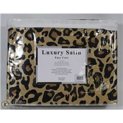 LUXURY SATIN SLEEP IN COMFORT QUEEN SHEET SET