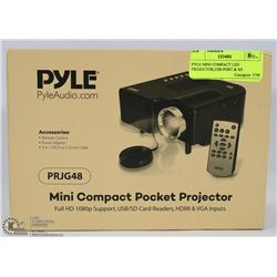 PYLE MINI COMPACT LED PROJECTOR,USB PORT & SD