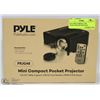 Image 1 : PYLE MINI COMPACT LED PROJECTOR,USB PORT & SD