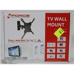 G FORCE FULL-MOTION TV WALL MOUNT ,13" TO 42" TV
