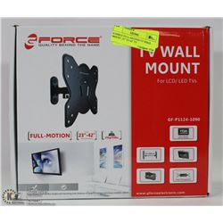 G FORCE FULL-MOTION TV WALL MOUNT ,23" TO 42" TV