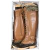 Image 1 : NATURE BREEZE LADIES LACE UP & ZIPPER WINTER BOOTS