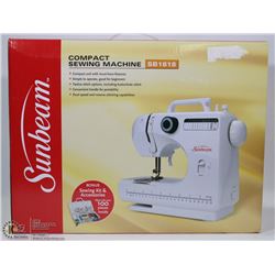 SUNBEAM COMPACT SEWING MACHINE WITH SEW KIT