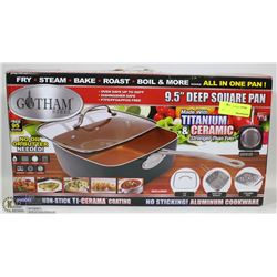 GOTHAM 9.5" DEEP SQUARE PAN,CERAMA-COATING