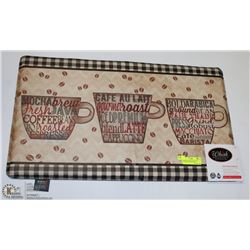 WHISK KITCHEN ANTI-FATIGUE FLOOR MAT,COFFEE BEAN