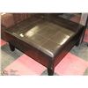 Image 1 : SQUARE LEATHERETTE OTTOMAN (SMALL MARK ON CORNER)