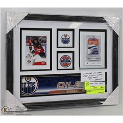 CONNOR MCDAVID PRE NHL CARD FRAMED