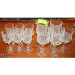 ESTATE COLLECTION OF 11 CRYSTAL GLASSES