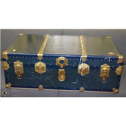 VINTAGE MCBRINE STRONG BOX TRUNK