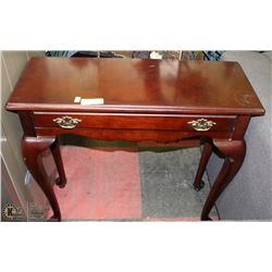 31" X 12" X 30"H ENTRANCE TABLE WITH DRAWER