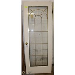DECORATIVE GLASS DOOR 30"X80"