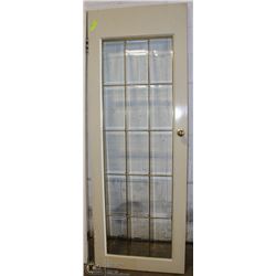 DECORATIVE GLASS DOOR 29"X80"