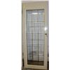 Image 1 : DECORATIVE GLASS DOOR 29"X80"