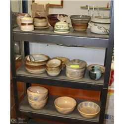 LARGE CERAMIC/POTTERY BOWL COLLECTION