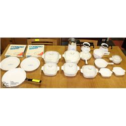 LARGE COLLECTION  OF CORNINGWARE BAKEWARE