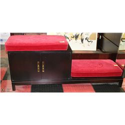 BLACK AND RED HALLBENCH
