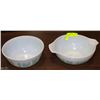 Image 1 : 2 VINTAGE PYREX MIXING BOWLS FARM DESIGN