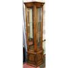 Image 1 : VINTAGE OAK CURIO CABINET