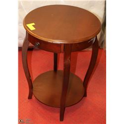 DECORATIVE SIDE TABLE WITH DRAWER 29 1/2 X 18