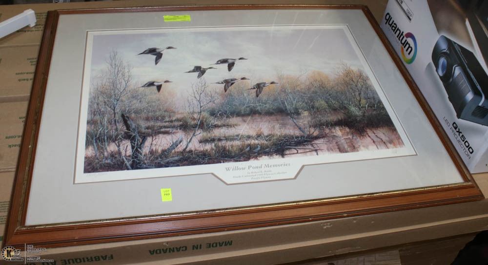 DUCKS UNLIMITED SIGNED AND NUMBERED PRINT