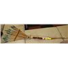Image 1 : DECORATIVE HAND CRAFTED WOOD BOW WITH 20 ARROWS