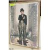 Image 1 : CHARLIE CHAPLIN CANVAS PAINTING