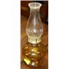 Image 1 : AMBER GLASS OIL LAMP