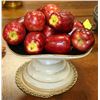 Image 1 : ESTATE  HEAVY DISH WITH DECORATIVE APPLES