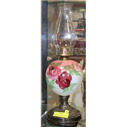 VICTORIAN STYLE HAND PAINTED FLOWER DESIGN COAL