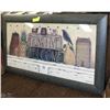 Image 1 : WOOD FRAMED WELCOME PICTURE - (21"X29")