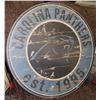 Image 1 : NFL STATE SIGN CAROLINA PANTHERS 24"ROUND