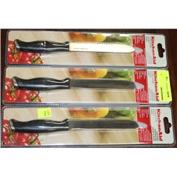 PK OF 3 KITCHENAID 5.5" UTILITY KNIVES